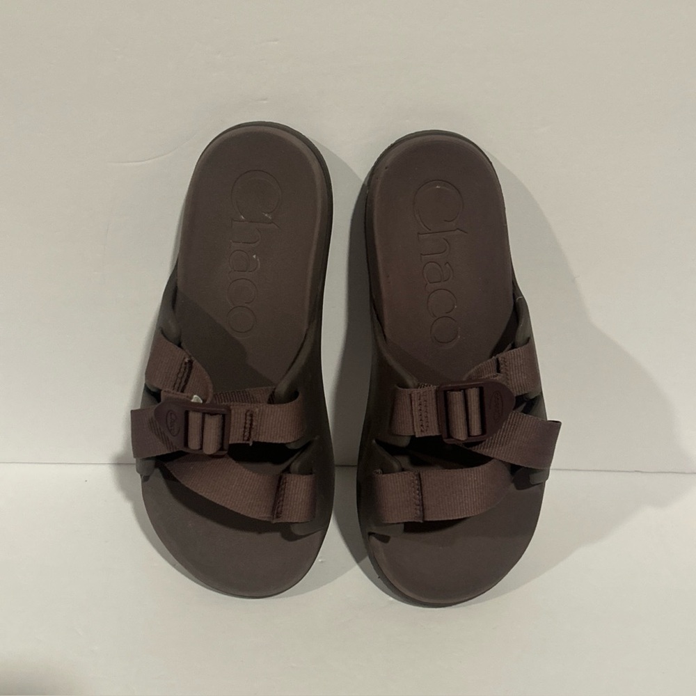 Chaco Chillos Purple Women’s Size 7 Slip On Slide Adjustable Strap Sandals!